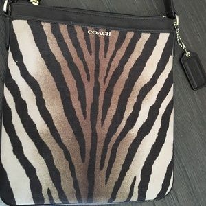 Coach Cross-Body Animal Print Bag